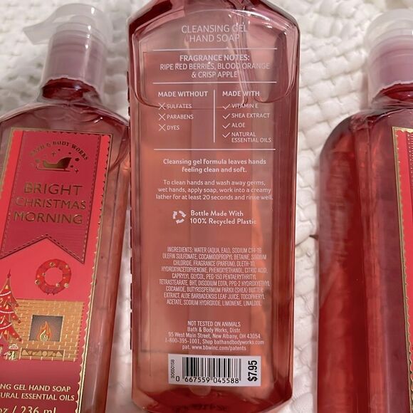 NEW- Bath & Body Works. Bright Christmas Morning Gel Hand Soap - Picture 3 of 3